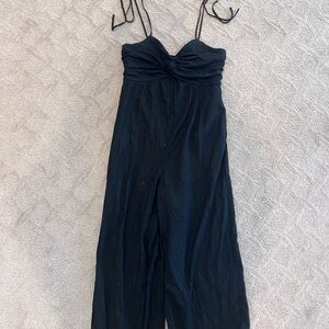Old Navy Black Spaghetti Strap Jumpsuit